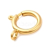 Brass Spring Ring Clasps KK-D407-20G-F-2