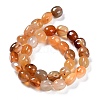 Natural Red Agate Beads Strands G-C038-02C-3