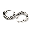 316 Surgical Stainless Steel Hoop Earrings for Women and Men EJEW-D096-15DAS-2