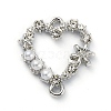 Alloy Crystal Rhinestone Links FIND-WH0110-040P-2
