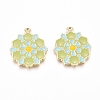 Alloy Enamel Pendants ENAM-E568-12G-2