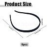 Plastic Hair Band Findings FIND-WH0149-18A-2