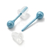 Hypoallergenic Bioceramics Zirconia Ceramic Round Ball Stud Earrings EJEW-Q768-18B-2