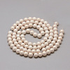 Glass Pearl Beads Strands X-DGLA-S115-8mm-K42-2