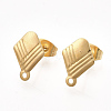 304 Stainless Steel Stud Earring Findings STAS-S079-60A-2