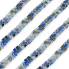 Natural Blue Spot Jasper Multi Strand Links G-TAC0005-04A-14