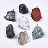 Natural Mixed Gemstone Pendants G-N332-022-1