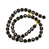 Natural Golden Sheen Obsidian Beads Strands G-I376-D51-01-2