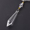 Teardrop Acrylic Beads Big Pendant Decorations HJEW-D029-01P-E-5