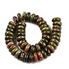 Natural Unakite Beads Strands G-T138-61-2