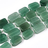 Natural Green Aventurine Beads Strands G-C098-A25-01-1