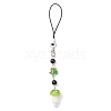 Handmade Lampwork Mushroom Mobile Straps HJEW-JM02290-4