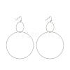 304 Stainless Steel Dangle Earrings EJEW-L237-02P-1