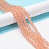 Transparent Glass Beads Strands X1-EGLA-A034-T6mm-MD21-2