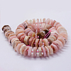 Natural Pink Opal Beads Strands G-F566-45-A-2
