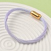 304 Stainless Steel with Polyester Metallic Cord Bracelets for Women BJEW-Z145-01G-27-3