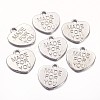 Tibetan Style Alloy Charms TIBEP-A9694-P-RS-1