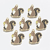 Autumn Theme Alloy Enamel Pendants ENAM-T011-17KC-RS-1