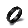 Vacuum Plating Matte Style 304 Stainless Steel Wide Band Finger Rings for Women Men RJEW-WH0009-14E-EB-1