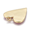 Brass Enamel Pendants KK-M205-13G-07-2