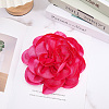 Flower Polyester Brooches JEWB-WH20003-04E-3