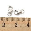 925 Sterling Silver Lobster Claw Clasps STER-C005-08P-3