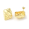 Rack Plating Brass Stud Earrings X-EJEW-Q786-01G-2