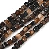 Natural Dragon Veins Agate(Dyed & Heated) Beads Strands G-G177-E13-03-1