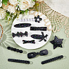 Zinc Alloy & Iron & Resin Alligator Hair Clips PHAR-SP0001-05-3
