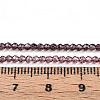 Transparent Gradient Color Glass Beads Strands GLAA-H021-01A-22-5