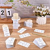 240Pcs Floral Print Paper Care Instructions Cards AJEW-FG0005-62F-4