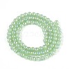 Electroplate Imitation Jade Glass Beads Strands LS-GLAA-T032-J4mm-AB03-2