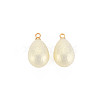 ABS Plastic Imitation Pearl Pendants KK-N242-015-2