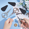 Unicraftale 3Pcs 3 Colors Stainless Steel Bird Scissors with Alloy Handle SENE-UN0001-01-4