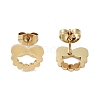 PVD Vacuum Plating 304 Stainless Steel Stud Earrings for Women EJEW-A048-18G-2