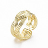 Brass Cuff Rings RJEW-Q164-015-NF-3