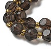 Natural Ice Obsidian Beads Strands G-K387-A09-01-3