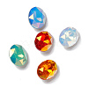 Light AB Style Eletroplate K9 Glass Rhinestone Cabochons RGLA-J020-B-LA2-1