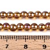 Electroplate Transparent Glass Beads Strands GLAA-T032-T4mm-AB23-4