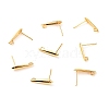 Brass Stud Earring Findings KK-F824-003G-1