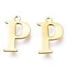 PVD Vacuum Plating  304 Stainless Steel Charms STAS-H112-P-G-1