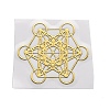 Self Adhesive Brass Stickers LS-DIY-I044-06G-1