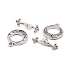 Tibetan Style Alloy Toggle Clasps LF1081Y-NF-2