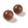 Synthetic Goldstone No Hole Sphere Beads G-K353-04C-25-2