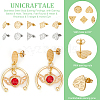 Unicraftale 20Pcs 10 Style 304 Stainless Steel Stud Earring Findings STAS-UN0054-86-5