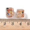 Baking Paint Handmade Gold Sand Lampwork Beads LAMP-P072-01B-01-3
