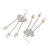 Zinc Alloy Enamel Chandelier Component Links EJEW-JE06315-4