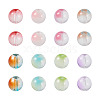 120Pcs 8 Colors Transparent Glass Beads GLAA-CW0001-05-2