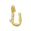 Rack Plating Brass Micro Pave Cubic Zirconia European Dangle Charms KK-L210-015G-U-1