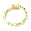 Rack Plating Brass Bamboo Stick Cuff Ring RJEW-K243-01G-4